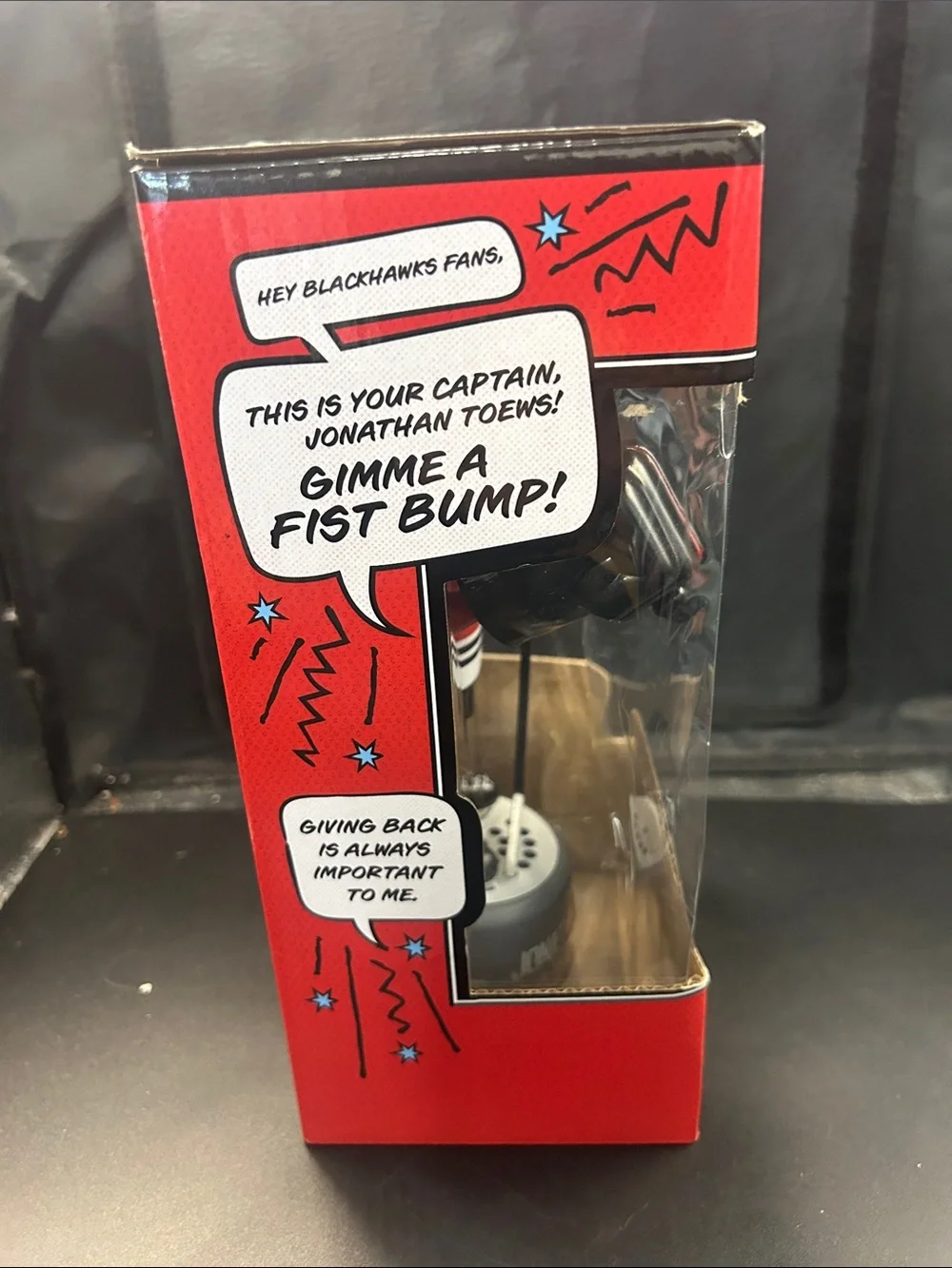 Jonathan Toews Fist Bump'n Buddy Action Figure - Red